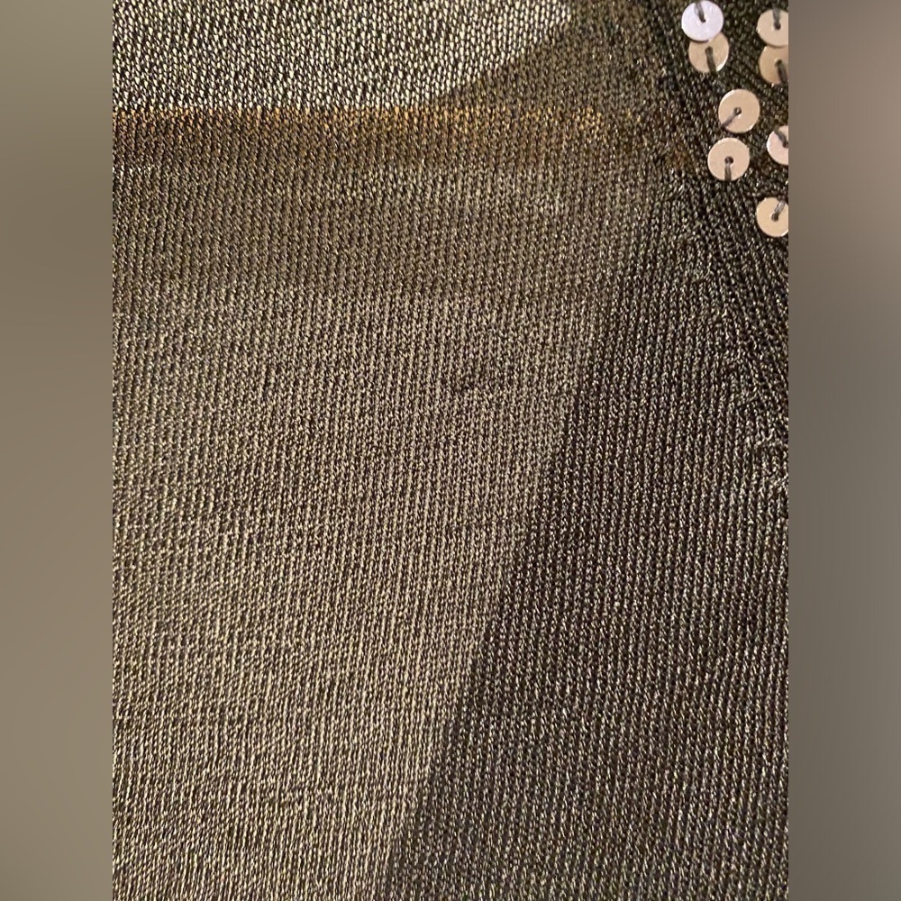 bebe short-sleeved Sequined Tie-Top sweater - Picture 9 of 9